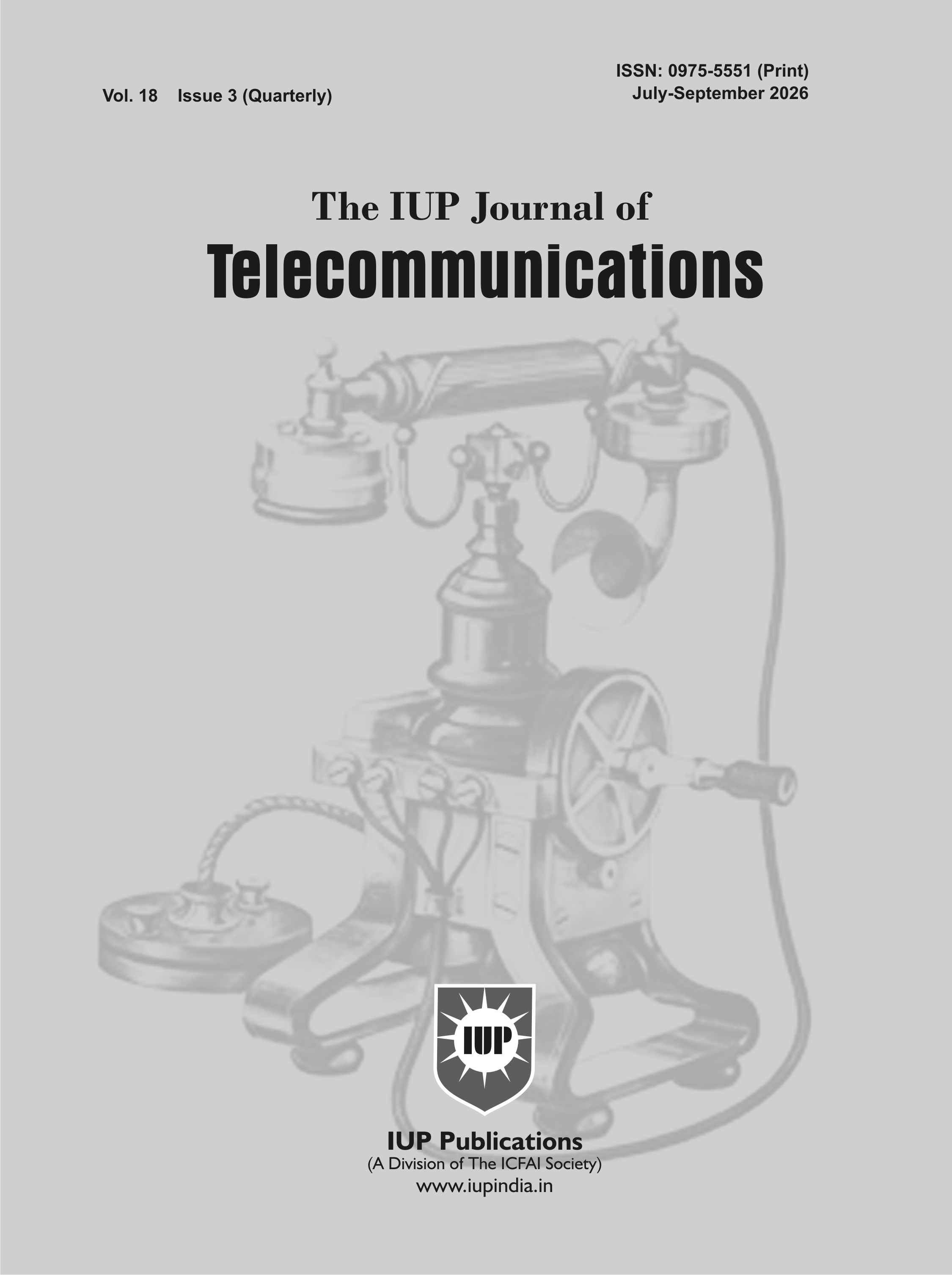 The IUP Journal of Telecommunications