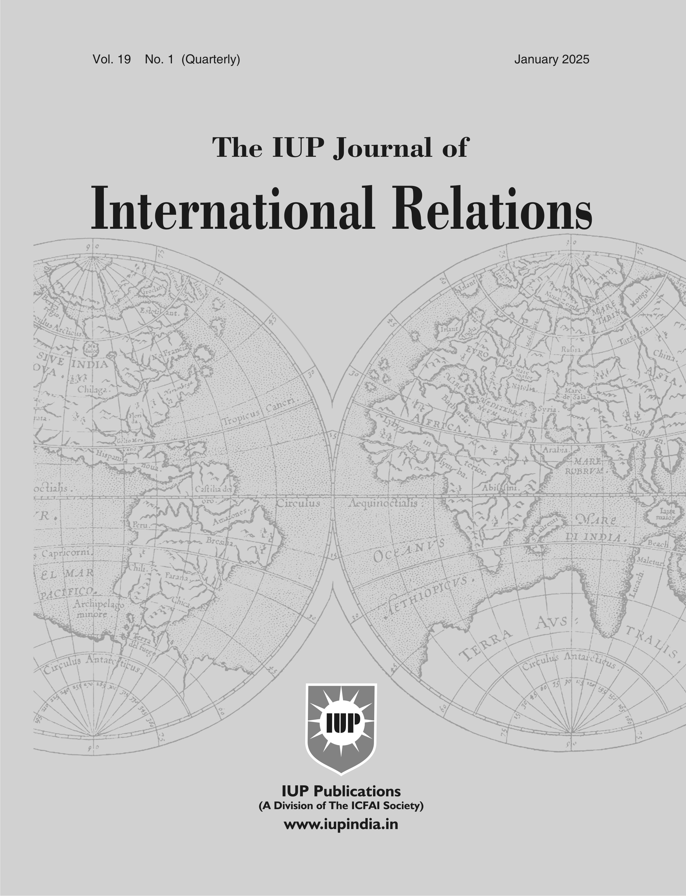 The IUP Journal of International Relations