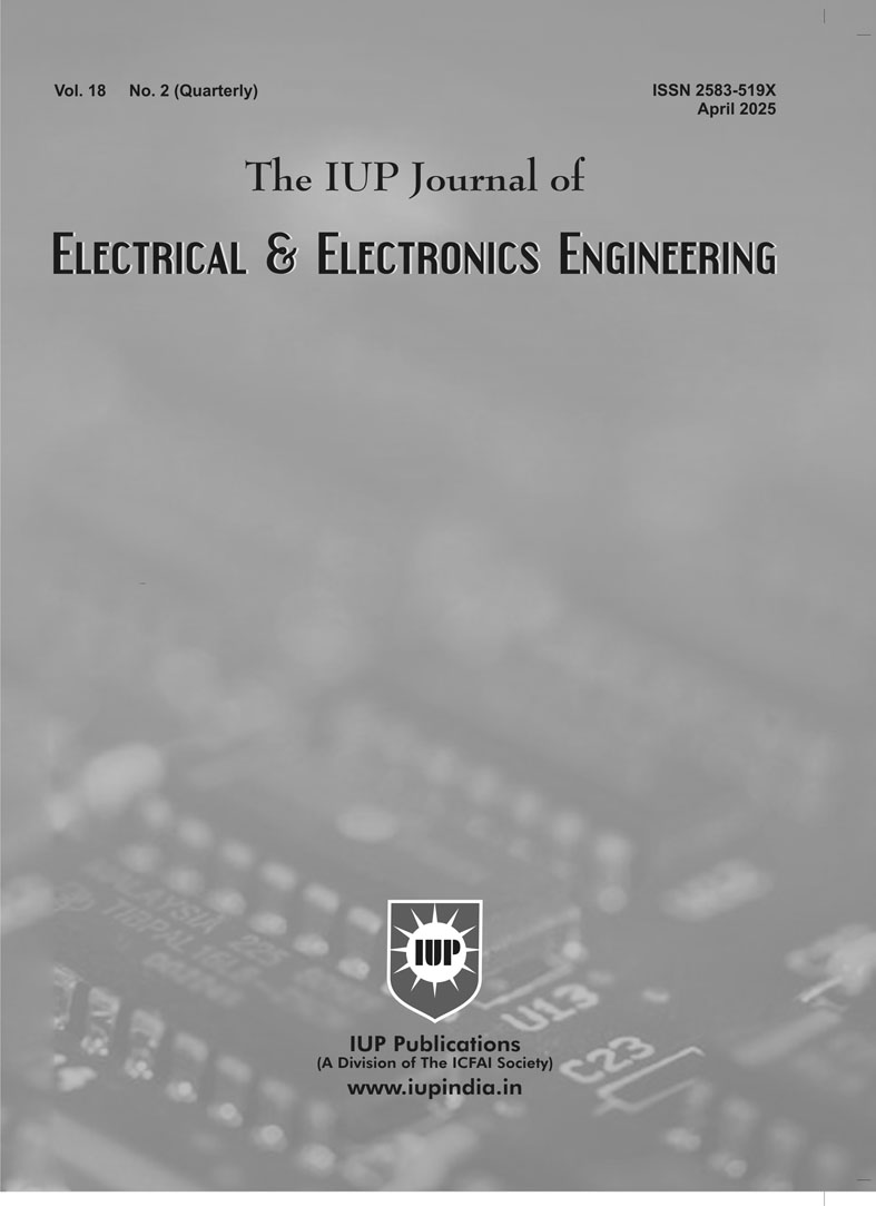 The IUP Journal of Electrical & Electronics Engineering