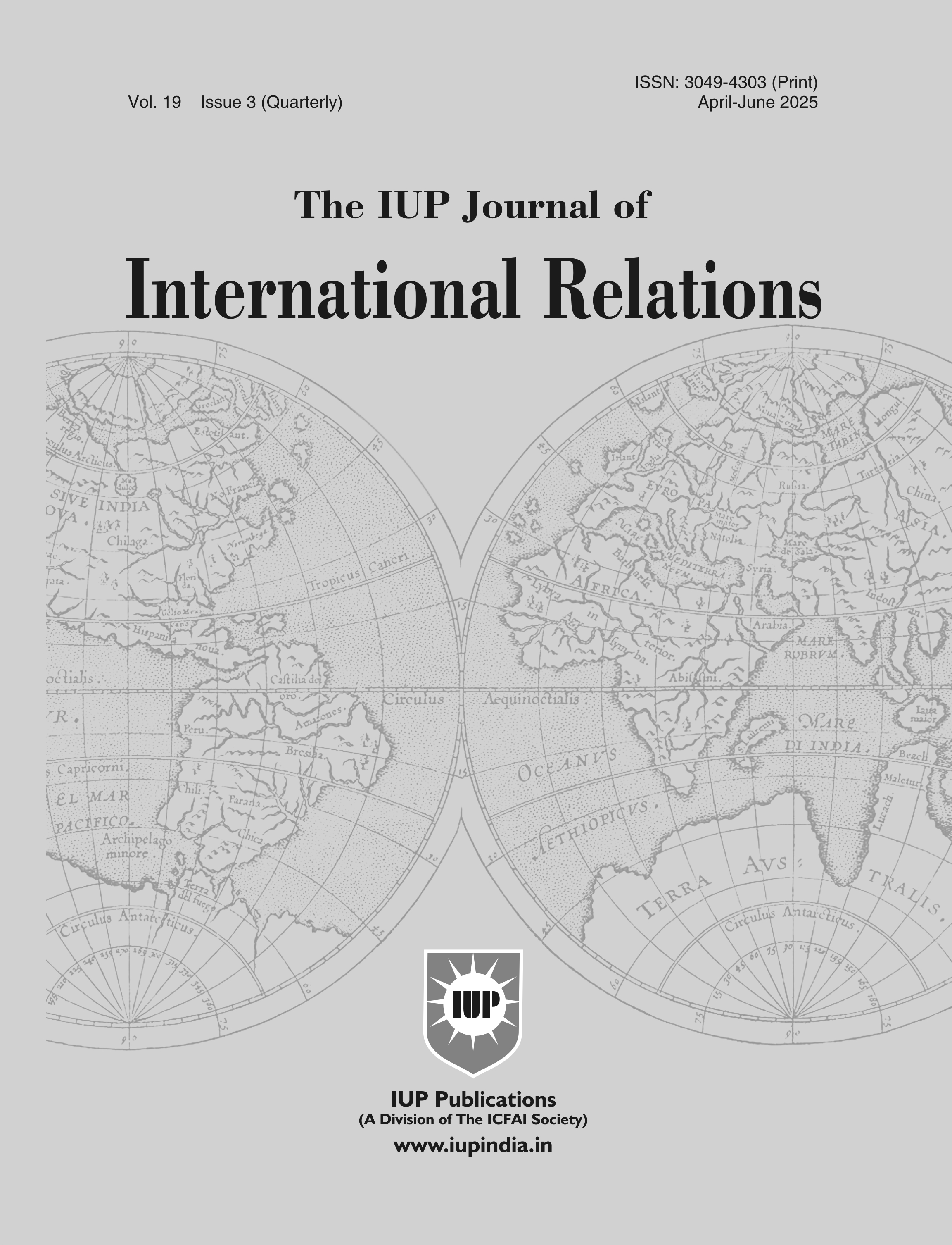 The IUP Journal of International Relations