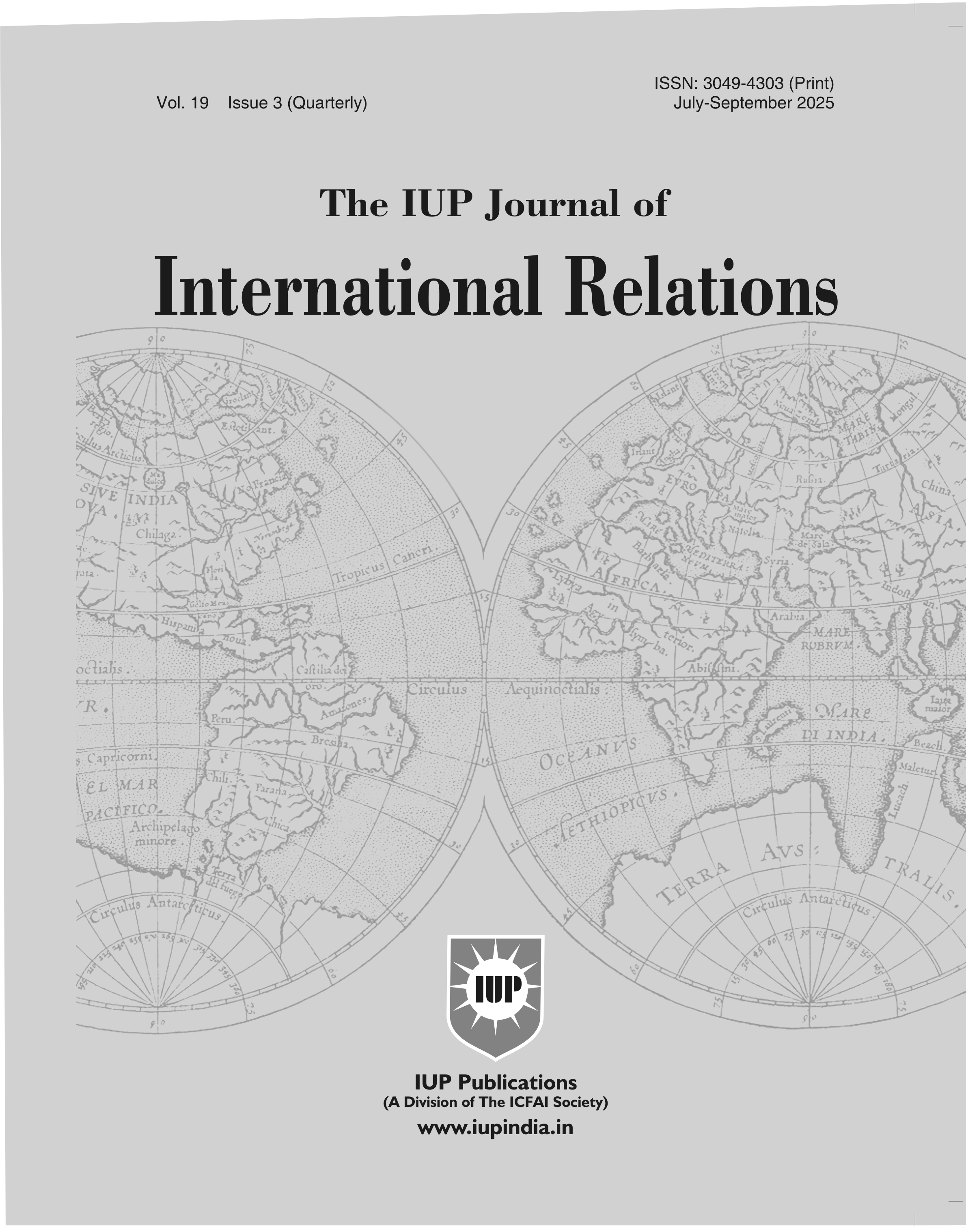 The IUP Journal of International Relations