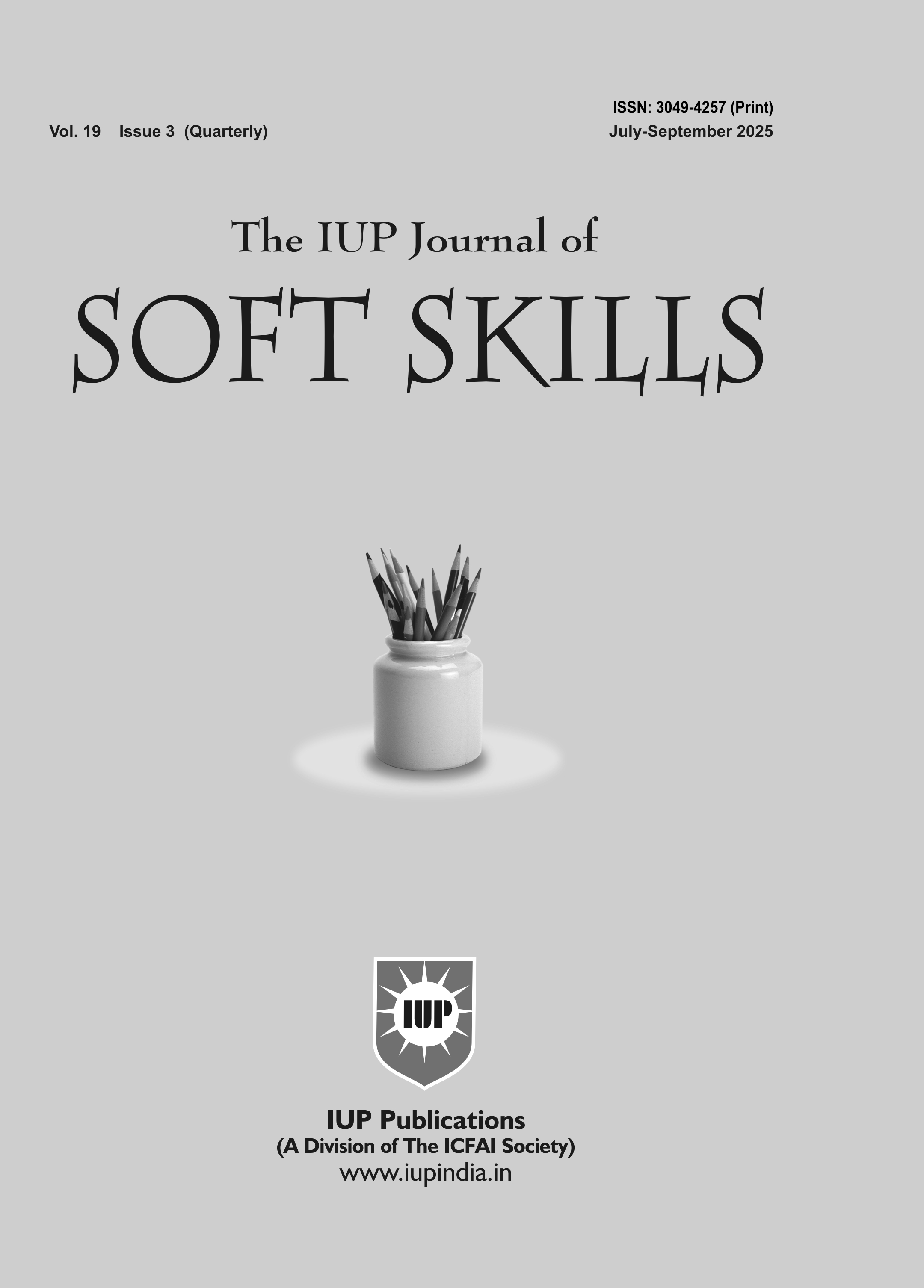 The IUP Journal of Soft Skills