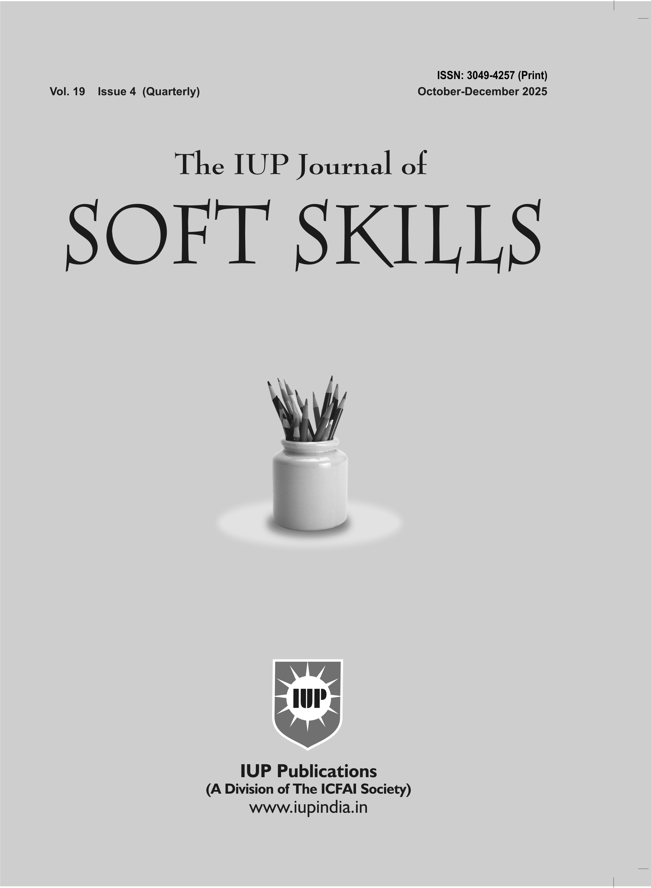 The IUP Journal of Soft Skills