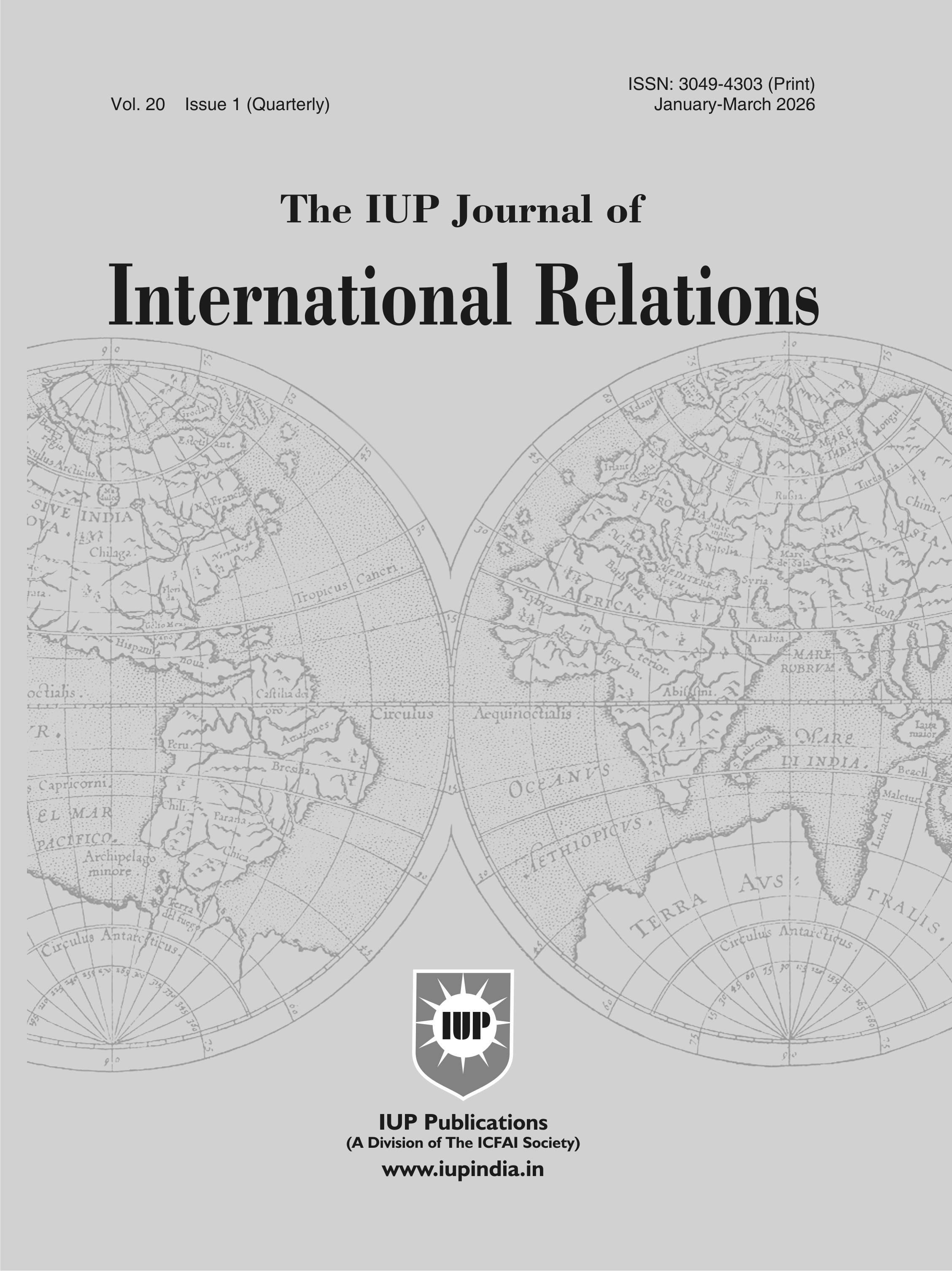 The IUP Journal of International Relations