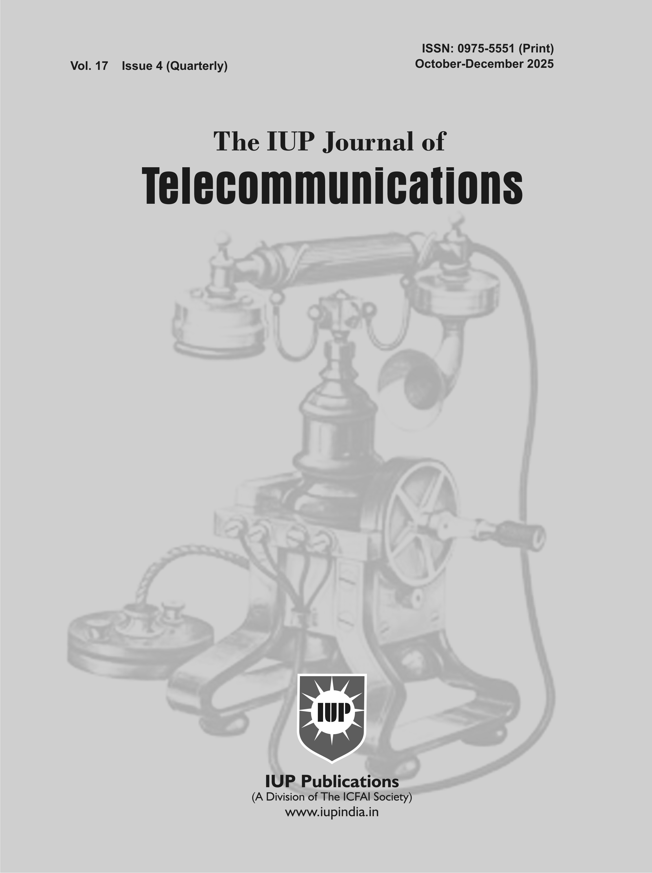The IUP Journal of Telecommunications