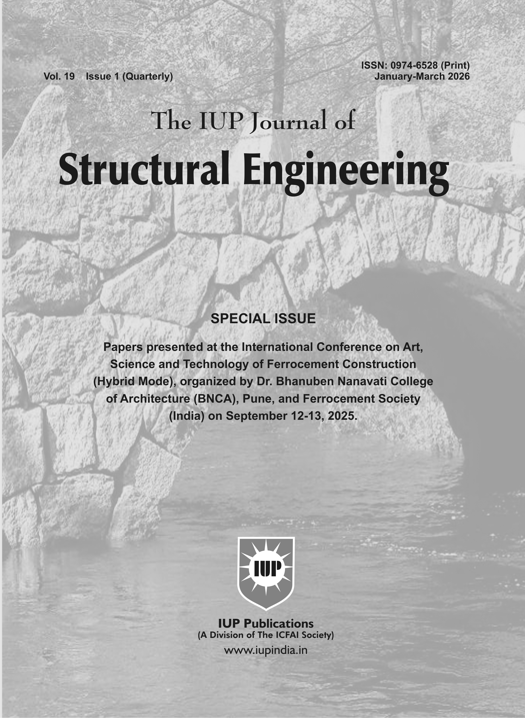 The IUP Journal of Structural Engineering
