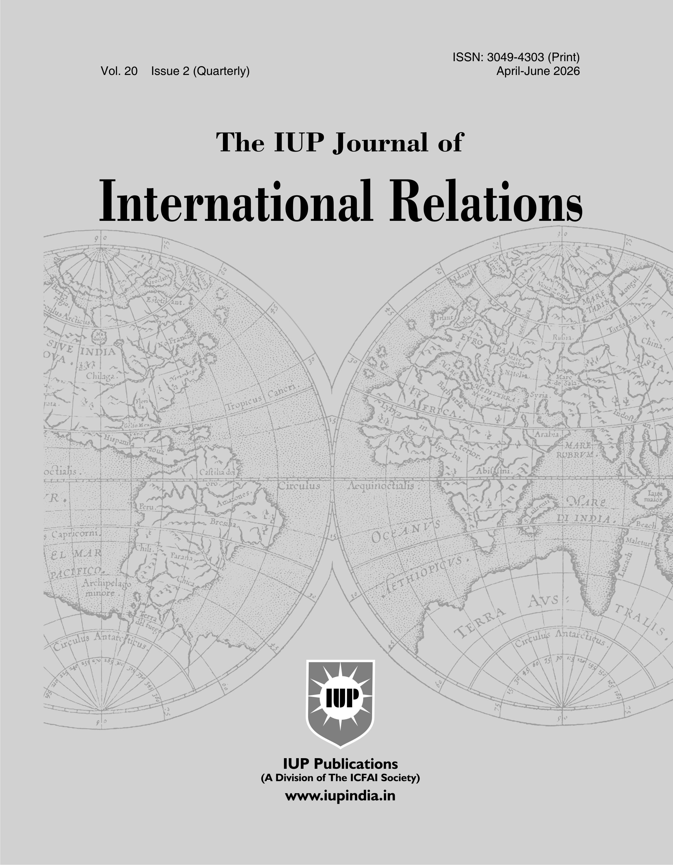 The IUP Journal of International Relations