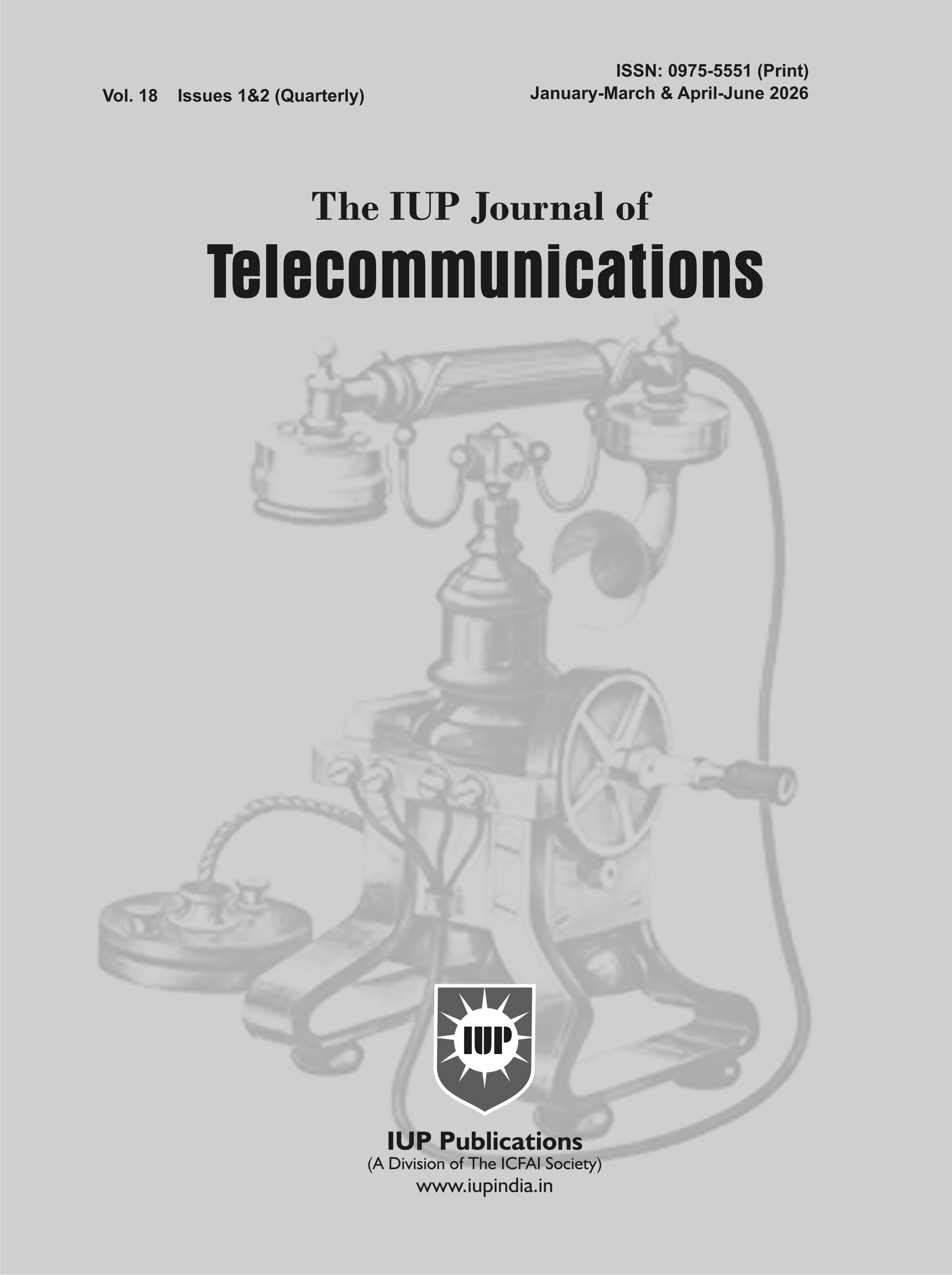 The IUP Journal of Telecommunications