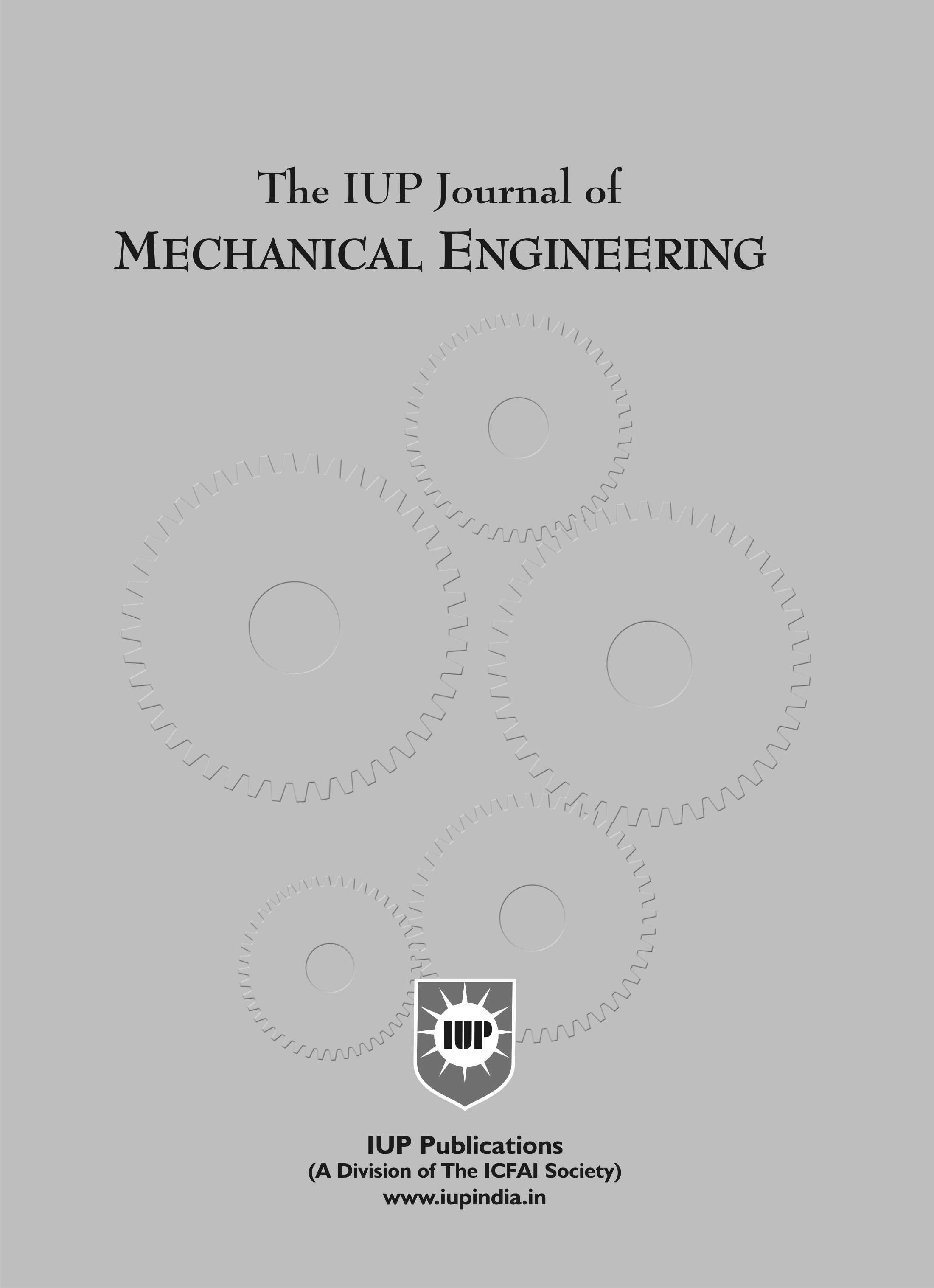 The IUP Journal of Mechanical Engineering