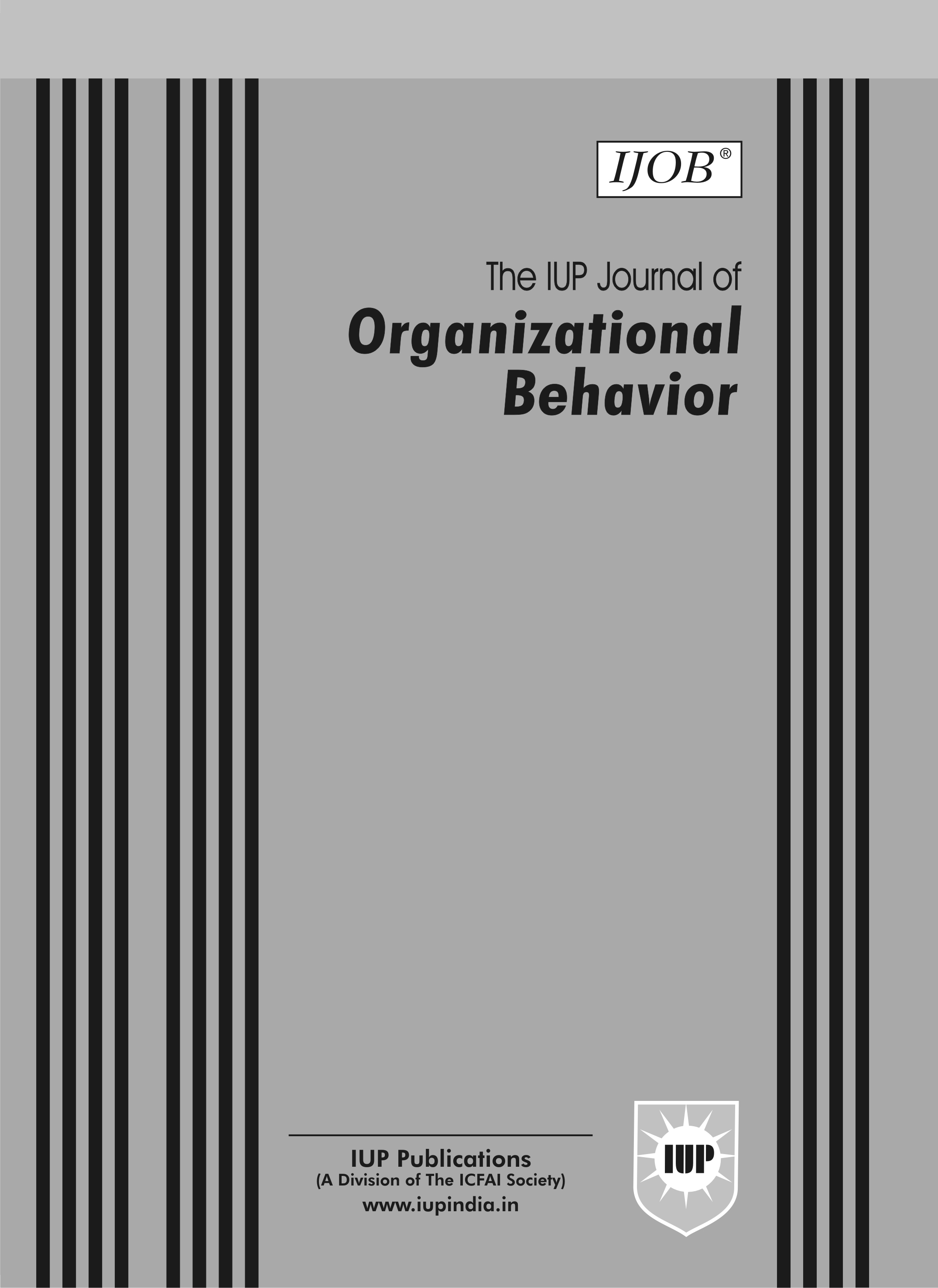 The IUP Journal of Organizational Behavior